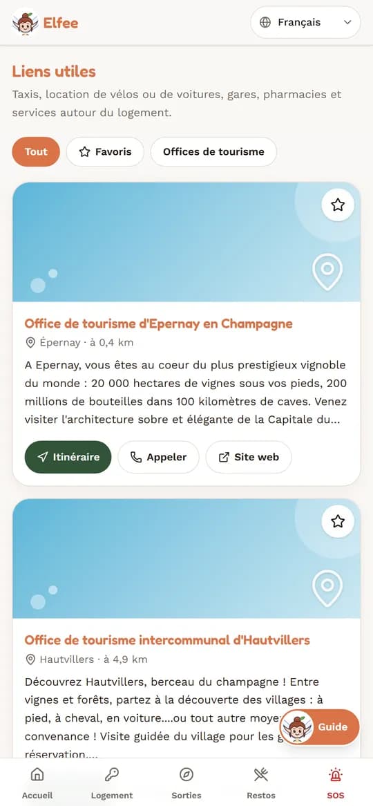 Le livret : Liens utiles